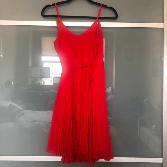 ⭐️ Aritzia Wilfred Beaune Dress Short, red, size S - Picture 8 of 10